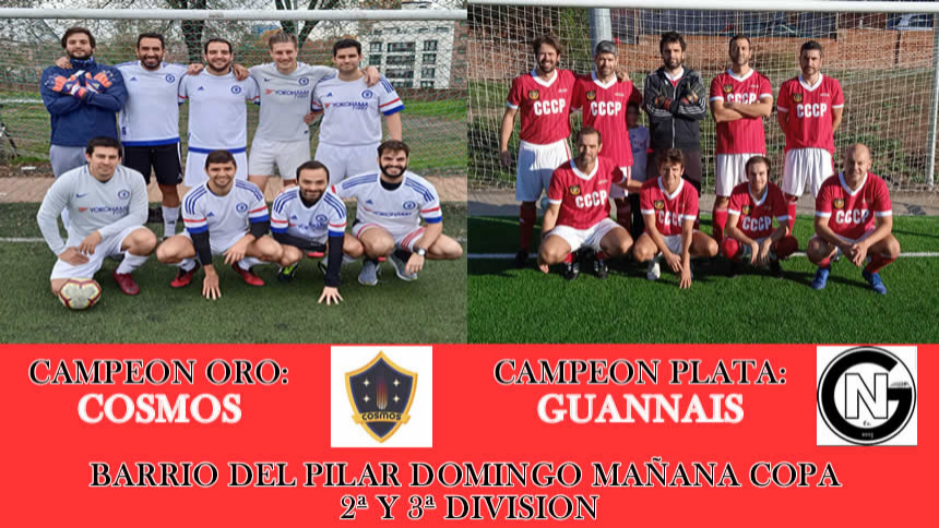 CAMPEON COPA DE LA LIGA 21-22; BARRIO DEL ILAR DOMINGO MAÑANA 2ª Y 3ª DIVISION.